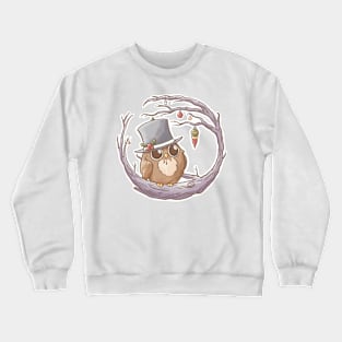 Christmas Night Owl Crewneck Sweatshirt